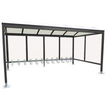 Abri Plus - Refugio para bicicletas giant gris sin revestimiento anchura: 5