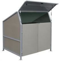 Bauer - Refugio para contenedores de r col:gris tipo:secomat