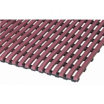 Plastex - Rejilla heronrib 100 cm x 10 m roja