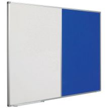 Bi-Office - Tablón combi alu azul 90 x 120cm