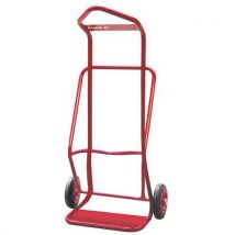 Fimm - Carretilla portabotellas eslingable de acero 100 kg - ruedas de goma