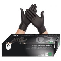 OneProtek - Guantes de examen de nitrilo - talla l - negro - oneprotek