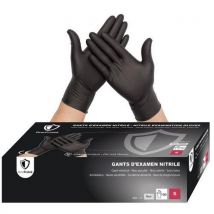 OneProtek - Guantes de examen de nitrilo - talla s - negro - oneprotek