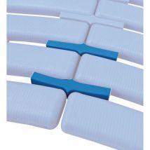 Notrax - Clips de unión para enrejados tipo:conector col:blanco