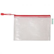 Djois made by tarifold - Funda con cremallera a5 horizontal t-collection rojo