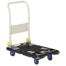 Prestar - Carro plástico respaldo abatible prestar capacidad 200lg