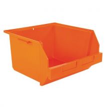 Novap - Caja con abertura frontal para picking en 28l - naranja fluorescente