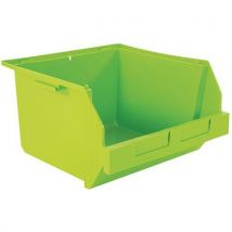 Novap - Caja con abertura frontal para picking en 28l - verde láser