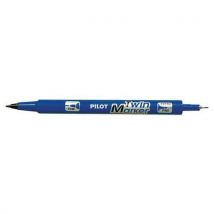 Pilot - Twin marker azul - punta extrafina/fine