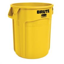 Rubbermaid - Contenedor brute 76 l con ventilación - amarillo