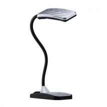 Hansa - Lámpara de escritorio twist plata