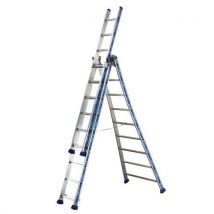 Tubesca-Comabi - Escalera transformable platino 300 pro 3 x 9