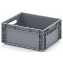 Lote de 5 - Caja De Paredes Y Fondo Macizos - Gris - 15 L