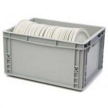 Lote de 5 - Caja De Paredes Y Fondo Macizos - Gris - 20 L