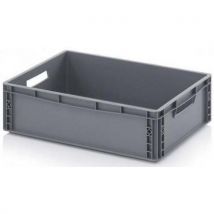 Lote de 5 - Caja De Paredes Y Fondo Macizos - Gris - 30 L - 600 X 400 Mm
