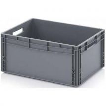 Lote de 5 - Caja De Paredes Y Fondo Macizos - Gris - 53 L