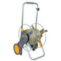 Hozelock - Dispensador móvil con ruedas y manguera de 15 mm de ø x 25 m