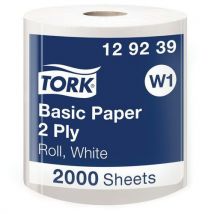 Tork - Rollo de toallas blancas ft 34 cm x 680 m