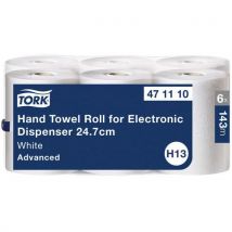 Tork - Rollo de papel blanco 2 pliegues gofrado-pegado lotus enmotion