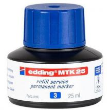 Edding - Recarga de tinta azul marcador permanente edding mtk 25