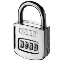 Abus - Candado abus con combinación de 50 mm cromo