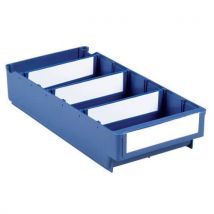 Schoeller Allibert - Cajas cajones de polipropileno azul 43 l 300x188x80mm