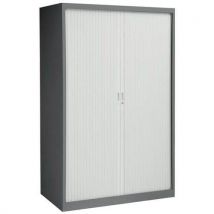 Sofame - Armario taller alto persianas 1200x665x1950 mm - gris oscuro