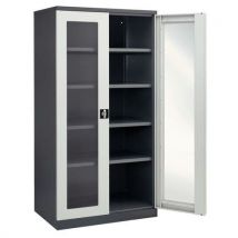 Sofame - Armario alto puerta transp. 4 baldas 1000x665x1950 mm