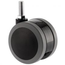 Tente - Rodillo doble diám. 75 m10x15 f80 kg cubierta de poliamida + goma