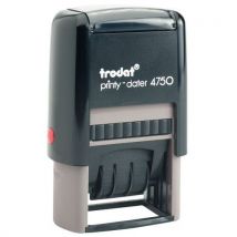 Trodat - Tampón estándar de fechador automático introduce la impresión ty
