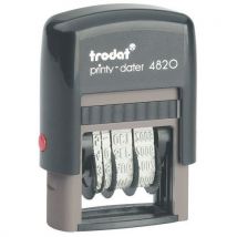 Trodat - Tampón estándar printy de fechador metálico 4 mm