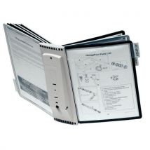 Durable - Soporte mural sherpa - 10 fundas negras