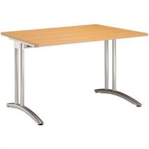 Hammerbacher - Mesa de oficina miro pltfcol:haya anct:120