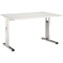 Hammerbacher - Mesa de oficina minos pltfcol:gris cl patacol:alumini