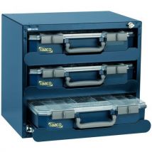 Raaco - Caja safe box equipada con 3 maletines con a ets