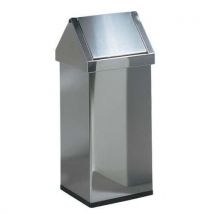 Vepabins - Papelera metal swing 110l inox