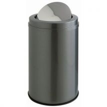 Vepabins - Cubo de basura big swing col:plata mat:metal