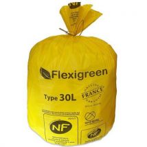 JetSac - Bolsa de basura reciclable - plásticos - 30 l - amarilla