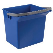 TTS - Cubo rectangular de 6 l azul 24 x 225 x 23