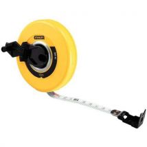 Stanley - Decámetro de fibra de vidrio carcasa cerrada