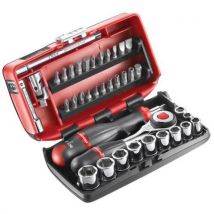 Facom - Estuche de vasos 1/4 nano 6 caras en pulgadas_r.360nano/u1
