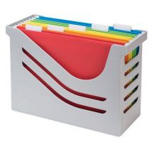 Djois made by tarifold - Caja clasificadora + 5 carpetas suspendidas euroflex gris