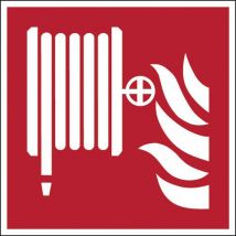 Brady - Panel: grifo armado para incendios 100 x 100 mm