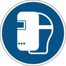 Brady - Panel: máscara de soldadura obligatoria 200 mm