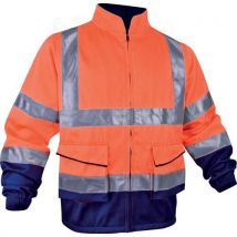 Delta Plus - Chaqueta de trabajo de alta visibilidad. Marino/naranja fluo 3xl phve2