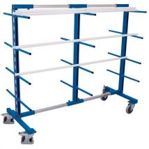 Variofit - Carro de mano de doble cara de 840-2200 mm - capacidad de 400 kg