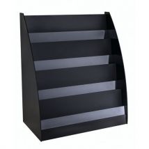 Paperflow - Expositor de recepción negro 800x910x472 mm