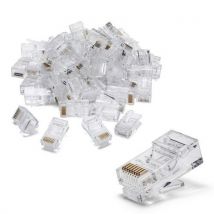 Velamp - Pack de 50 conectores de engaste para cable utp cat5