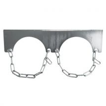 Sameto technifil - Soporte de pared para bombonas - 2 botellas diámetro 320