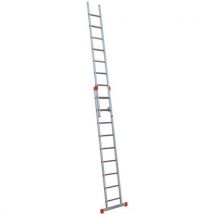 Facal - Escalera corredera de mano 2x9 con barra estabilizadora